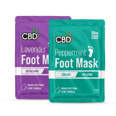 CBD-Infused Foot Masks