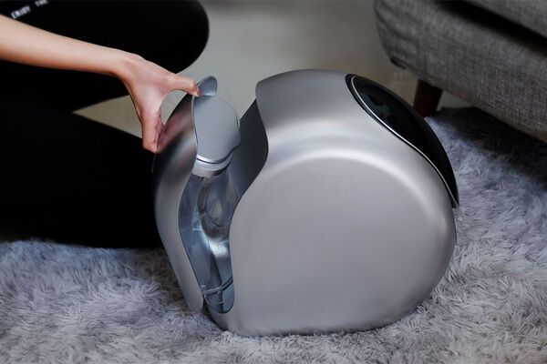 This miniature portable washing machine designed for delicate loads means  you have fresh laundry anywhere! - Yanko Design
