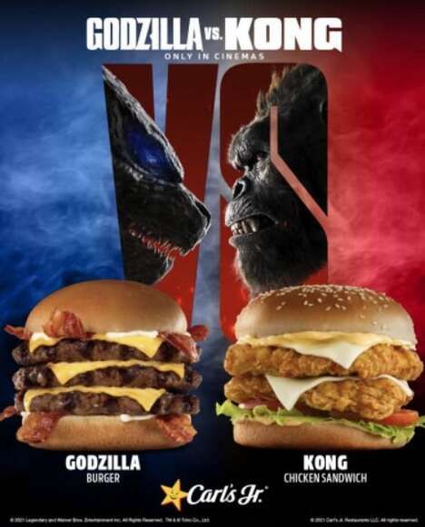 Cinematic Monster-inspired Burgers