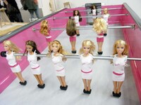 Barbie Foosball