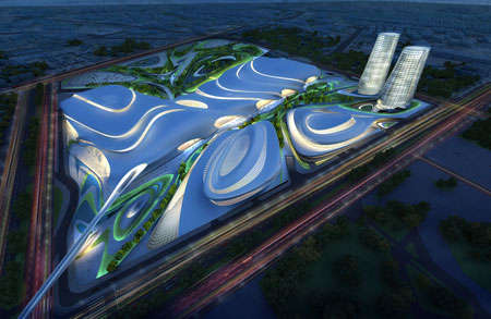 Flowing River Architecture