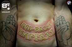 Human Belly Branding