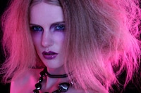 Pink Puffball Hair Image 2