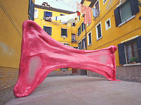 Giant Bubble Gum Sculptures