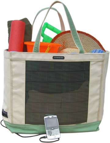 Solar-Powered Beach Totes