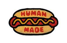 Hot Dog-Shaped Bright Rugs