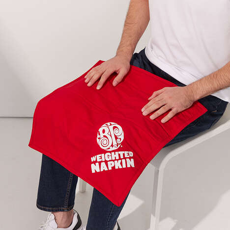 Restaurant-Branded Weighted Napkins