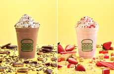 Spring-Themed Milkshake Menus