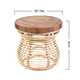 Rustic Rattan Side Tables Image 6
