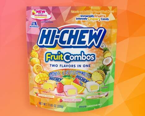 Chewy Dual-Flavor Candies