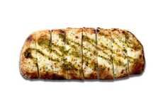 Pesto-Topped Garlic Breads