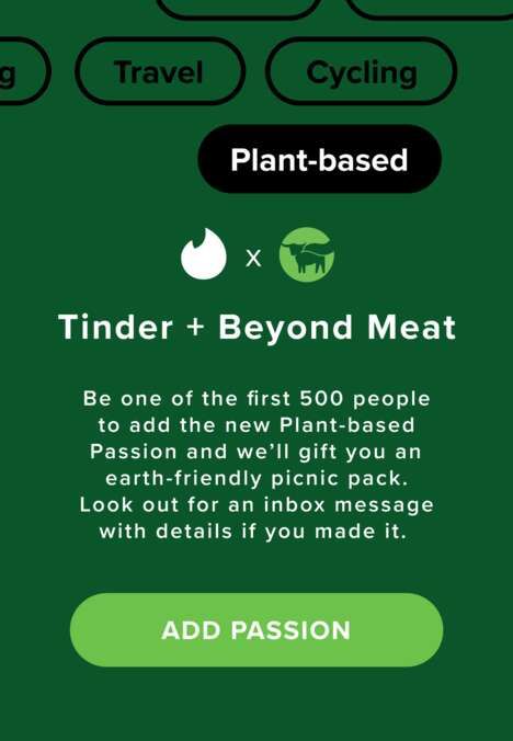 Plant-Based Dating App Collaborations