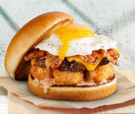 Stacked Brunch Burgers