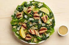 Lemon Kale Caesar Salads