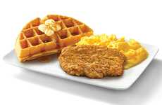 Waffle-Paired Chicken Breakfast Meals