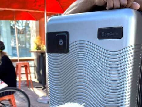 Camera-Equipped Travel Luggage