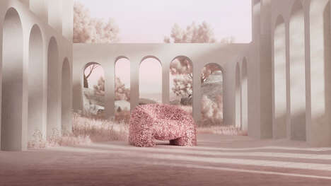 Luxurious Flower-Petal Armchairs