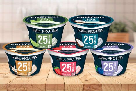 Single-Serve Protein Yogurts