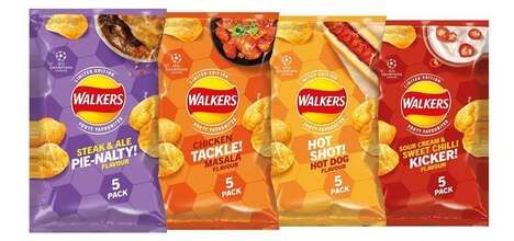 Football-Inspired Snack Chips