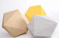 Sound-Absorbing Dimensional Tiles