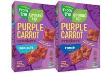 Purple Carrot Cracker Snacks