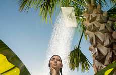 Chic Crystalline Shower Heads