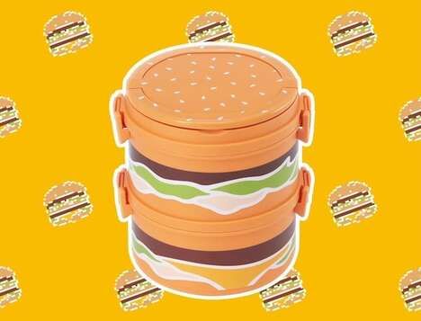 Burger-Shaped Lunchboxes