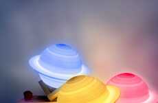 3D Planet-Themed Lamps