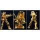 Solid Gold Robot Statues Image 3