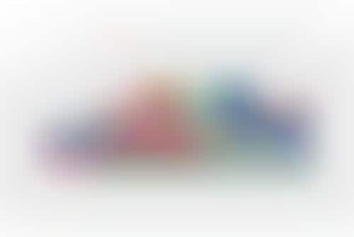 Mismatching Tonal Plush Sneakers