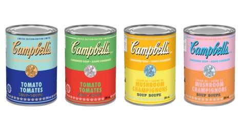Iconic Artist-Honoring Soup Cans