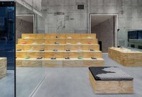Industrial Plywood Shoe Displays Image 2