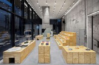Industrial Plywood Shoe Displays Image 3