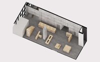 Industrial Plywood Shoe Displays Image 6