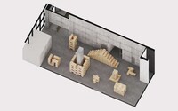 Industrial Plywood Shoe Displays Image 8