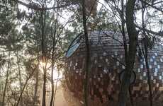 Immersive Seed-Shaped Cabins