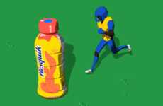 Athlete-Endorsed Strawberry Milk Giveaways