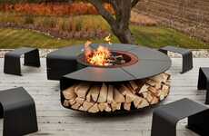Multi-Functional Outdoor Fireplaces