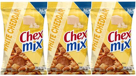 Textural Cheddar Snack Mixes