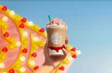 Strawberry Funnel Cake Beverages
