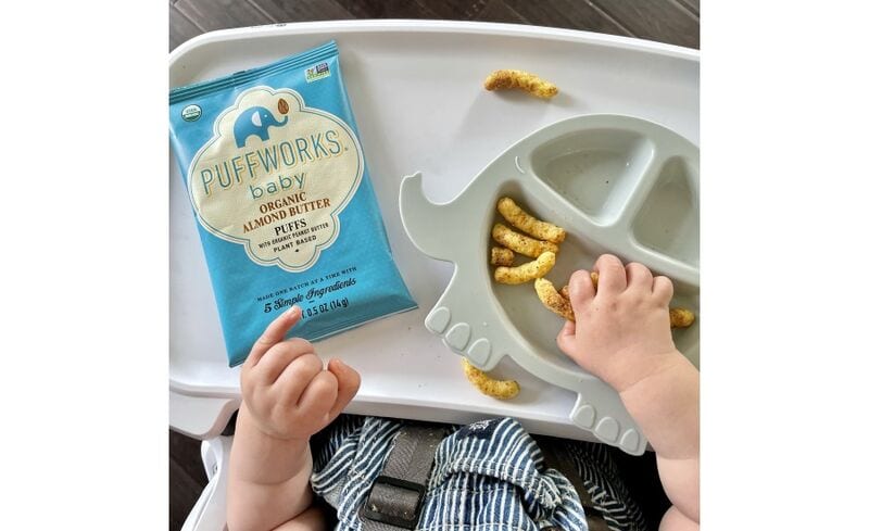 Nutty Infant Snack Puffs
