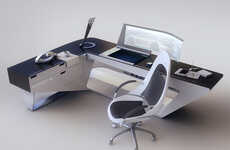 Sleek Otherworldly Work Desks