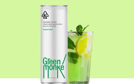 Sparkling Cannabis-Infused Refreshments