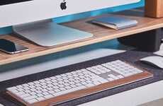 Timber Peripheral Desktop Trays