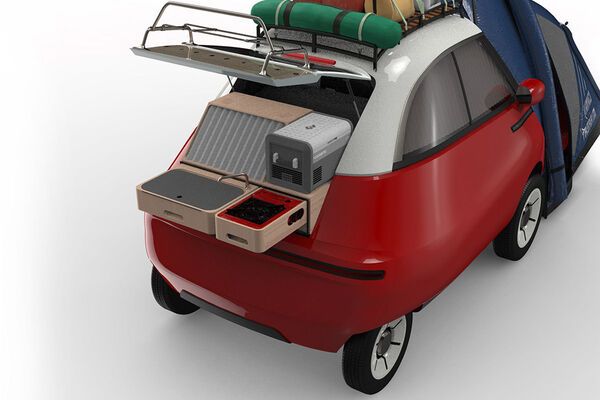 This Microlino off-roading vehicle is for adventure seekers who
