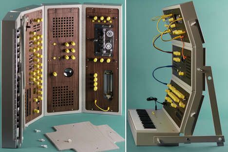 Portable Folding Synthesizers