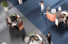 Cubicle-Inspired Office Pod Systems