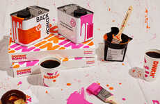 Donut Chain Wall Paints