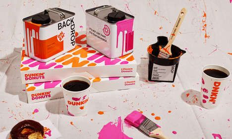 Donut Chain Wall Paints