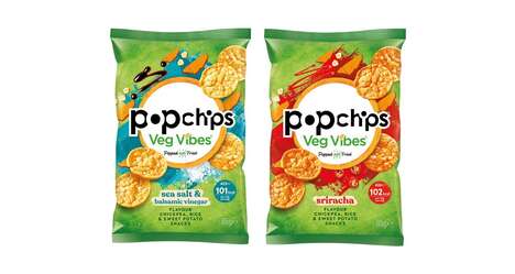 Popped Vegetable-Based Snacks